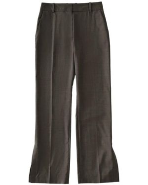 Studio Nicholson Mitra Split Hem Trousers - Grey