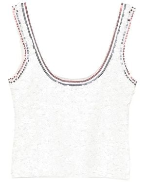 Cynthia Rowley Match Point Vest - White