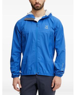 Haglöfs Zip Hooded Performance Jacket - Blue