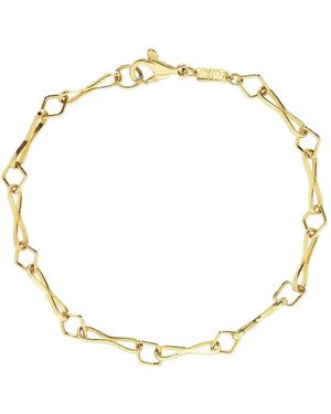 Azlee 18K Large Link Bracelet - Metallic