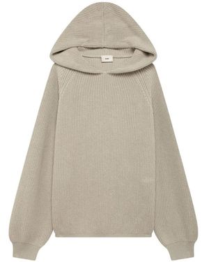 Autry Hooded Long-Sleeve Knitwear - Natural