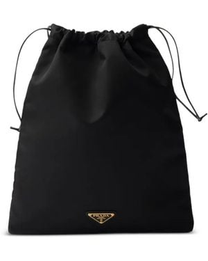 Prada Wish Re-Nylon Pouch - Black