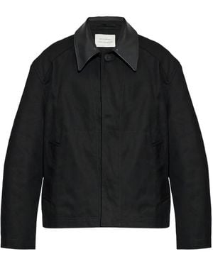 Studio Nicholson Dover Long-Sleeve Overshirt - Black