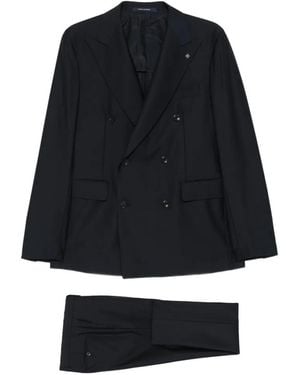 Tagliatore Double-Breasted Suit - Black