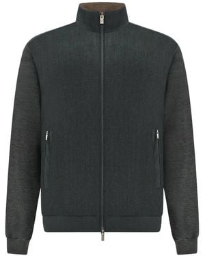 Paul & Shark Zip-Up Wool Jacket - Gray
