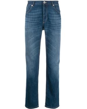 Brunello Cucinelli Straight-Leg Jeans - Blue