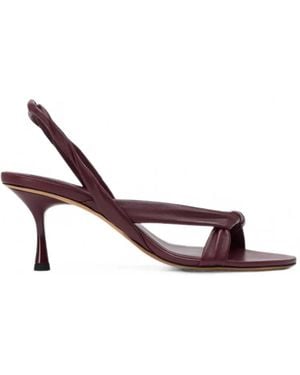 STUDIO AMELIA Geflochtene Siena Sandalen - Pink