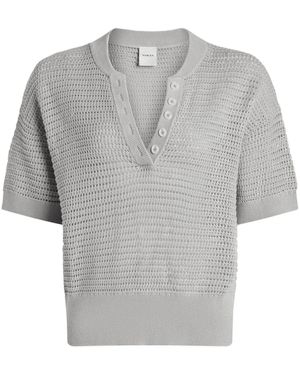 Varley Callie Cotton Top - Grey