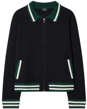Paul Smith Cárdigan Con Cremallera - Azul