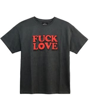 HTC F Love Graphic-Print T-Shirt - Black