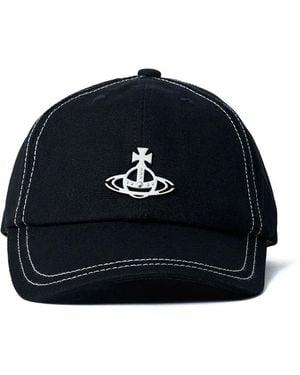 Vivienne Westwood Casquette À Logo - Black