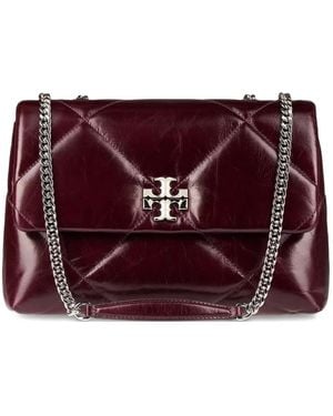 Tory Burch Quilted Chain Shoulder Bag - Purple
