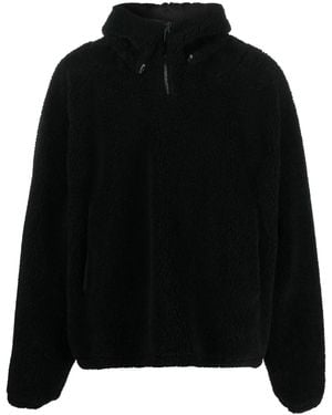 424 Pull À Col Montant Zippé - Noir