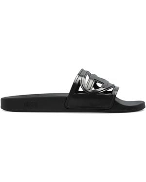 DIESEL Sa-Clyde Slides - Black