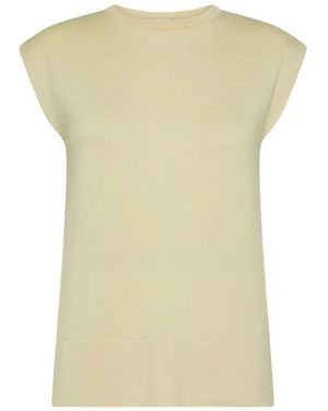 Cruna Vittoria Crew-Neck Vest - Natural