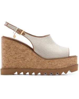 Stella McCartney Sneak-Elyse Sandals - Natural