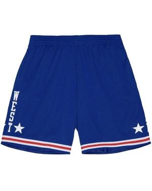 Mitchell & Ness "Nba All Star 85" Swingman Shorts - Blue