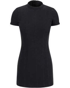 Balenciaga Corseted Mini Dress - Black