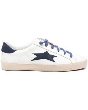Ishikawa Leather Sneakers - Blue