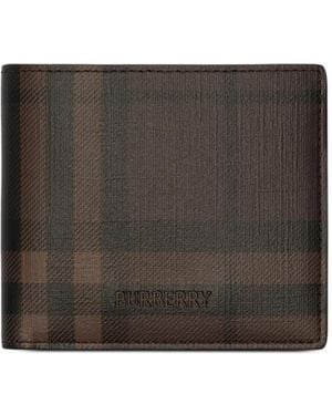 Burberry City Check Coin Portemonnaie - Schwarz