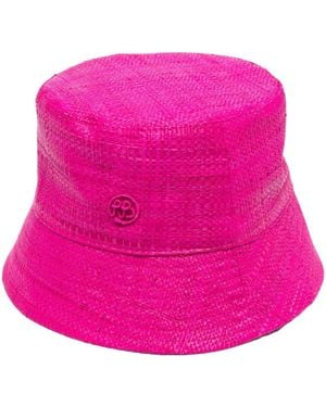 Ruslan Baginskiy Straw Bucket Hat - Pink