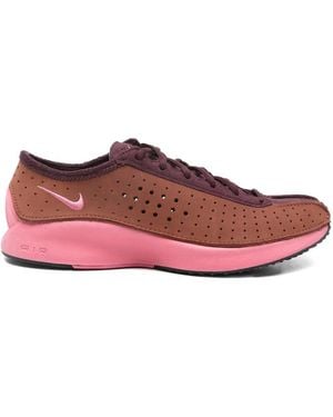 Nike Air Superfly Perforated Leather Trainers - Red