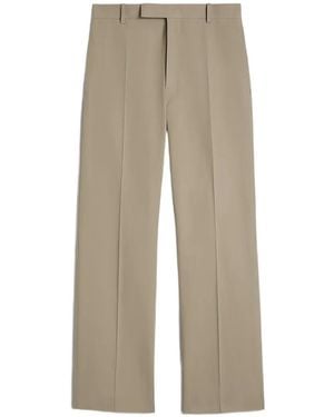 Jil Sander Cotton-Drill Pants - Natural