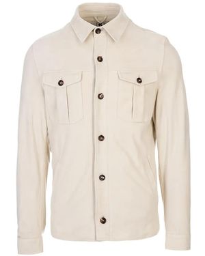 KIRED Flap-Pocket Overshirt - Natural