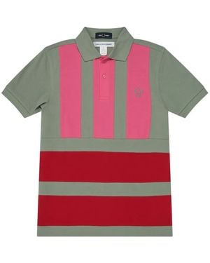 Comme des Garçons Polo Rayé X Fred Perry À Design Colour Block