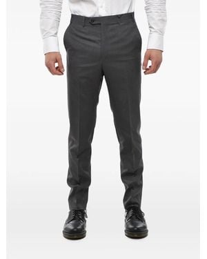 Corneliani Four-Pocket Virgin Wool Trousers - Grey