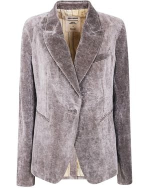 Uma Wang Blazer Con Botones - Gris