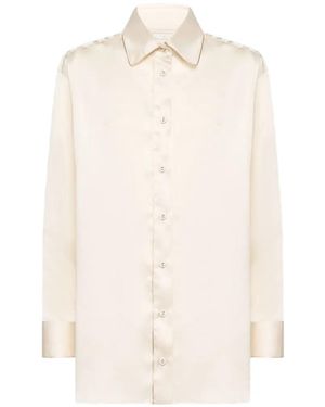 Pierre Louis Mascia Silk Shirt - White