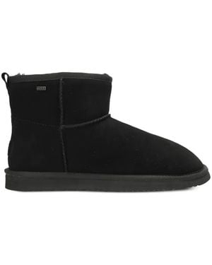 Mexx Olympia Suede-Finish Ankle Boots - Black