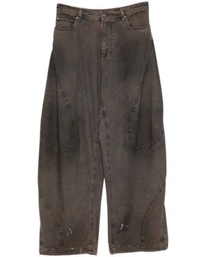 CROQUIS Jeans Mit Kontrasteinsätzen - Grau