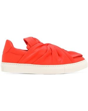 Ports 1961 Knot Front Slip-On Sneakers - Red