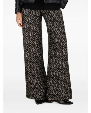 Herno Graphic-Print Trousers - Black