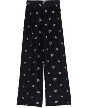 forte_forte Floral Pants - Blue