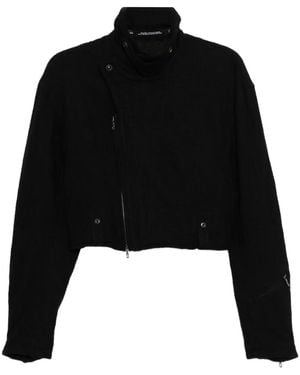 Julius Cropped Jacket - Black