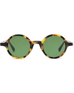 Gigi Studios Greta Round Sunglasses - Green