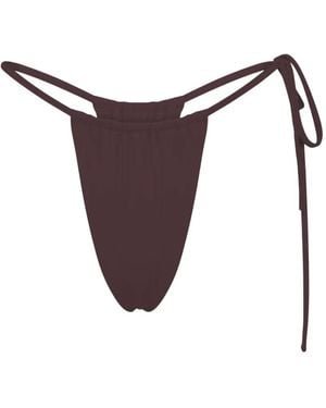 Myra Swim Kyle Side-Tie Bikini Bottoms - Purple