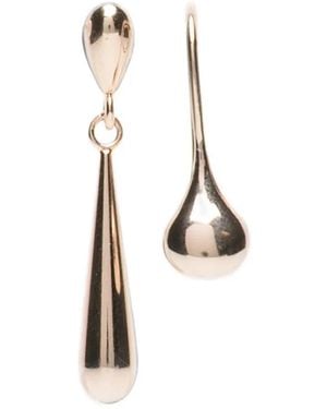 Lemaire Drop-Pendant Earrings - Metallic