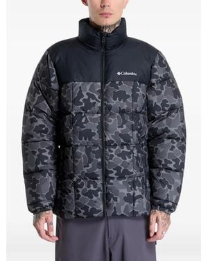 Columbia Puffect Iv Printed Jacket - Blue