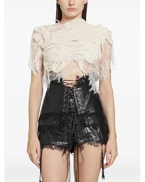 DREAMING ELI Lady-In-Waiting Lace Top - Black