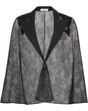 Nina Ricci Lace Blazer - Black