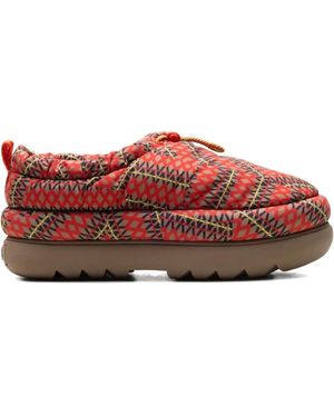 UGG Maxi Heritage Braid Slippers - Red