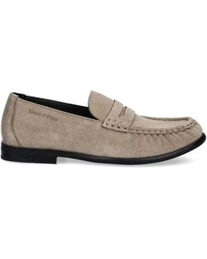 Marc O' Polo Suede Penny Loafers - Grey