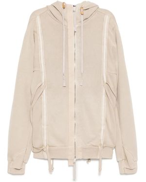 Boris Bidjan Saberi Felpa Con Cappuccio - Neutro