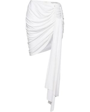 Christopher Esber Arced Palm Mini Skirt - White