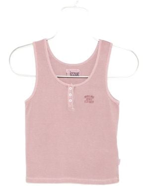 Izzue Henley Tanktop - Pink