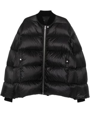 Rick Owens Classic Flight Quilted Jacket - Black